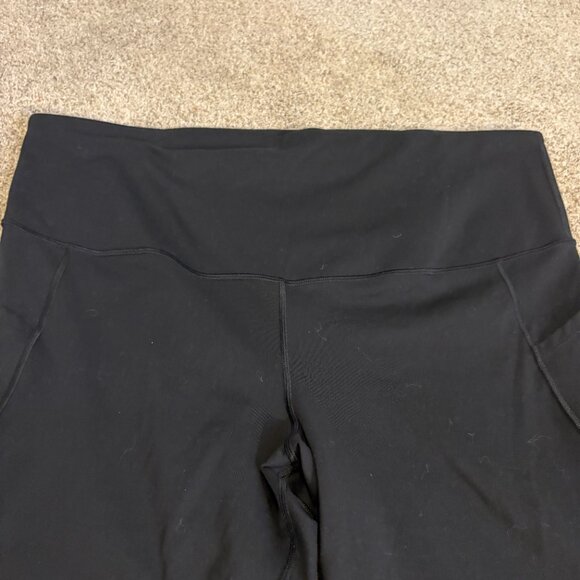Gap Fit Maternity Blackout Technology Crop Legging Black Plus Size XXL - Picture 5 of 9
